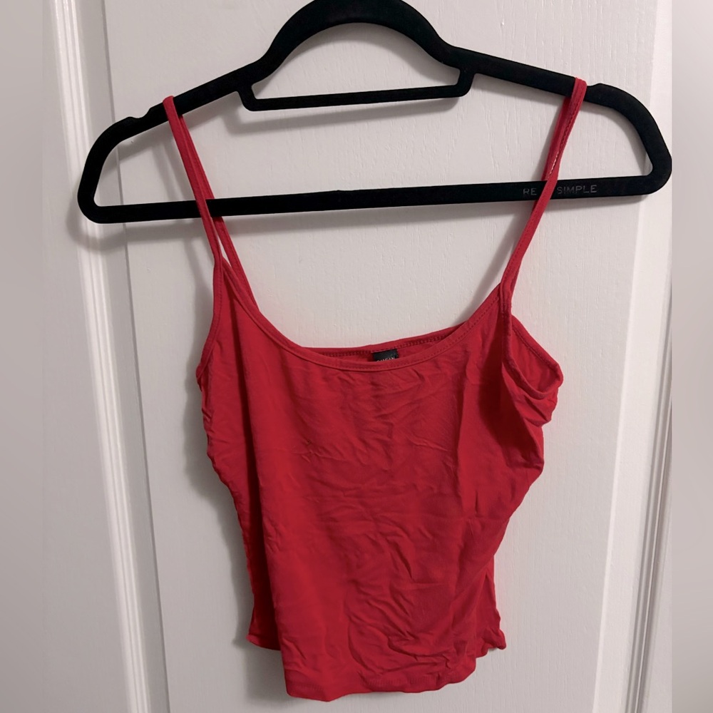 Summer Red tank top size medium